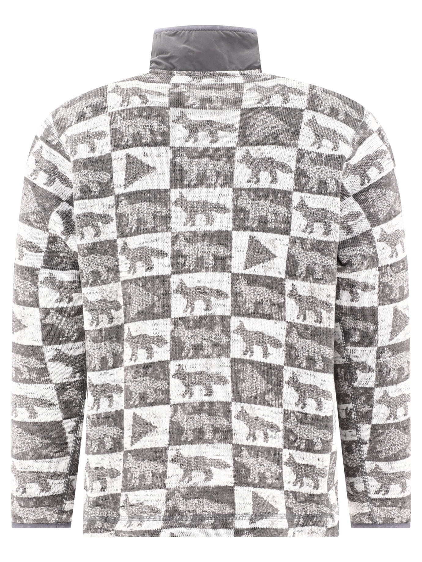 AND WANDER Grey and wander x Maison Kitsuné crewneck